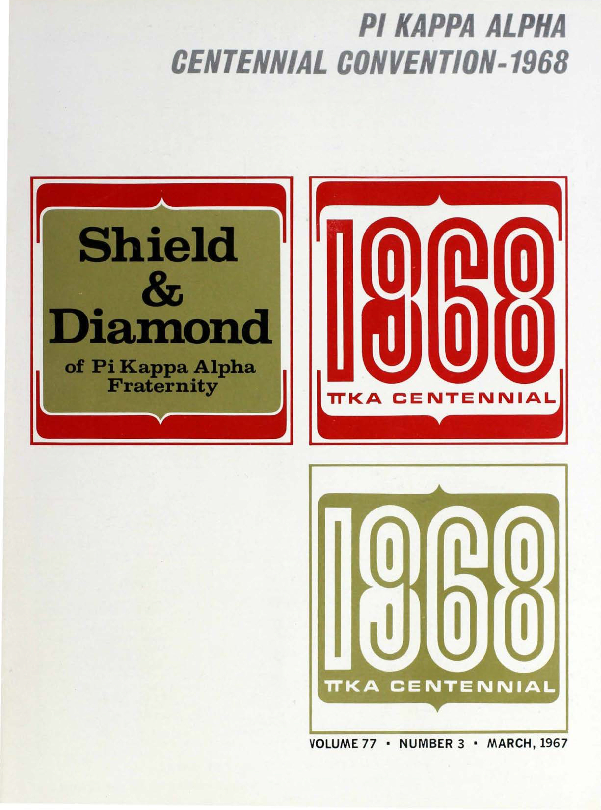 Shield and Diamond, Vol. 77, No. 3, March 1967